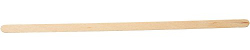 Creativ 100263 Long Ice Lolly Sticks, long, thin, L: 19 cm, W: 6 mm, birch, 30pcs