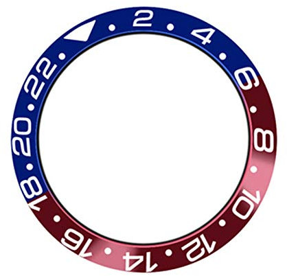 SHEAWA Ersatz-Uhrenring aus Keramik für 40 mm Rolex GMT Uhrenzubehör (4)