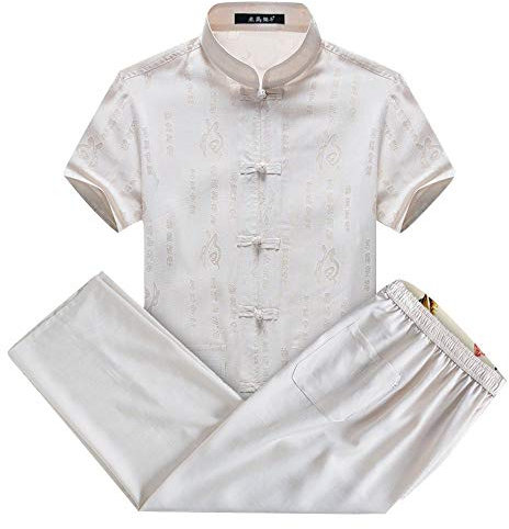 Tai Chi Kleidung Damen，Herren Mann Tai Chi Kleidung Anzug Qi Gong Kampfkunst Wing Chun Shaolin Kung Fu Hemd Trainingskleidung Bekleidung Kleidung Uniform,C-L