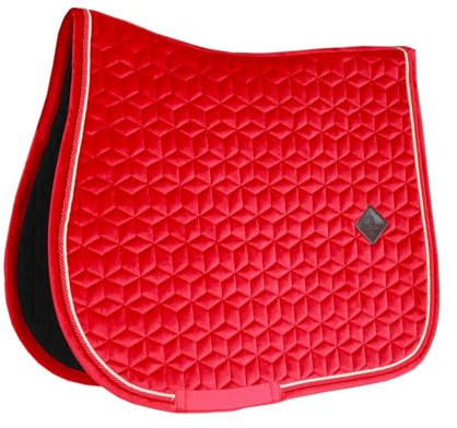 Tapis de selle FULL - Rouge - Velours - Concours complet