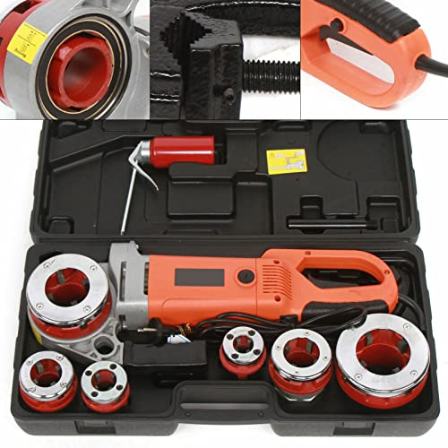 Nuovi set di macchine per filettatura tubi elettriche Macchina per filettatura tubi elettrica portatile Macchina per filettatura tubi elettrica 1/2-2 Filettatrici elettriche 2300W