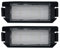 AUTO-STYLE Satz LED Nummerschildbeleuchtung kompatibel mit Hyundai/Kia diverse Modelle