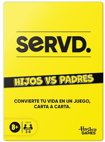 Juego Familiar de Cartas SERVD Edición Niños vs. Padres - Versión en español