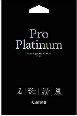 Canon PT-101 Carta Fotografica Lucida Professionale Formato 10x15cm (20 fogli)