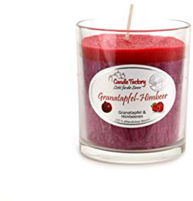 Candle Factory Party Light Duftkerze im Glas Duft: Granatapfel Himbeere