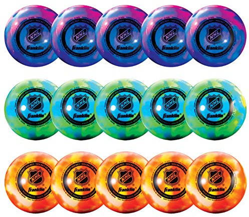 NHL Extreme Color High Density Street Hockey Ball - Warm Weather, 15 Balls