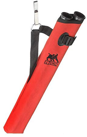 elToro Youth Seitenköcher, Stabiler Cordura-Köcher mit 2 Röhren (Rot)