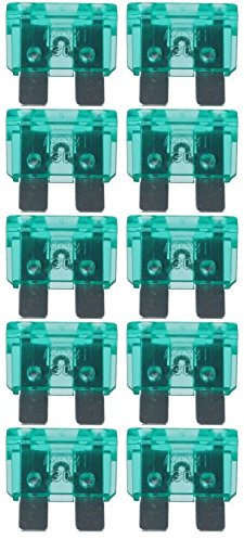 baytronic - fusibile a lamella auto, fusibile, 10 pezzi 1 A, nero