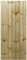 Made2Measure Bespoke Custom Widths: upto 75CM By upto 6ft (180cm High) Tongue & Groove Semi-Braced Flat Top Pathway Garden Pedestrian Gate Hinge Pack Option Removed