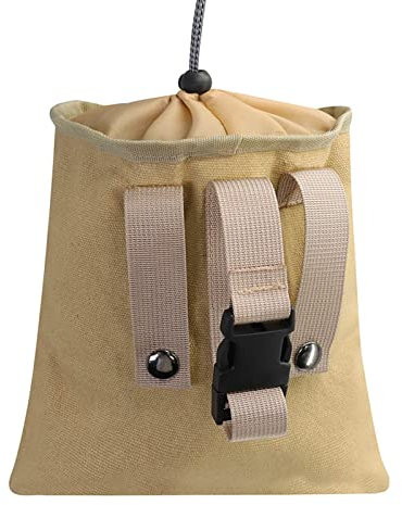 Sac de Recherche de Nourriture Toile cirée Pliable Camping en Plein air Poche de Recherche de Nourriture Stockage de Champignons Eau Ceinture en Cuir Tinders Lampe Torche Animaux