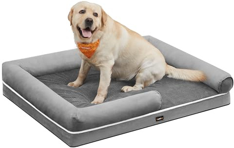 Feandrea Orthopädisches Hundebett, weiche Polsterung, 135 x 107 x 23 cm