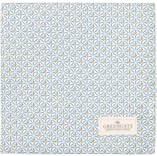 Napkin with lace Britt Pale Blue