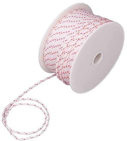 Cortador Resistente Al Desgaste con Arranque de Cuerda para Exteriores, Cuerda Fácil de Anudar para Jardinería y Acampada, 100 M, Adecuado para la Mayoría de Motosierras y