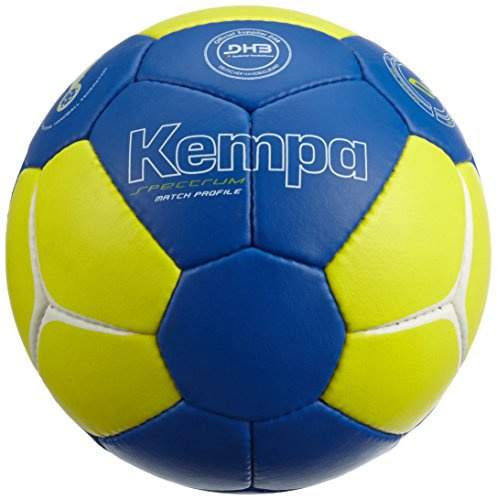Kempa Balón de Balonmano Spectrum Match Profile Azul/Amarillo Flúor/Blanco 2