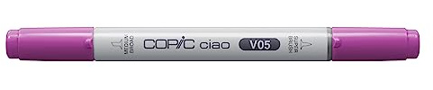 COPIC Ciao Marker Typ V - 05, Azalea, vielseitiger Layoutmarker, mit einer mittelbreiten und einer Brush-Spitze