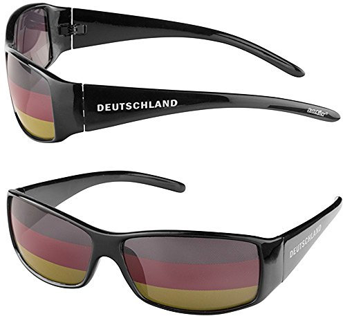 Taffstyle® Fanartikel Sonnenbrille Fan Brille zur Fussball Weltmeisterschaft WM & EM Europameisterschaft 2016 Länder Flagge Style - Deutschland