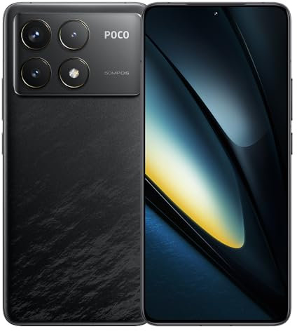 Xiaomi Poco F6 Pro Smartphone,12 GB + 512 GB Snapdragon 8 + Gen 2, 120 W Fast Charging 5000 mAh WQHD+ Flow AMOLED 50 MP Camera (nero)