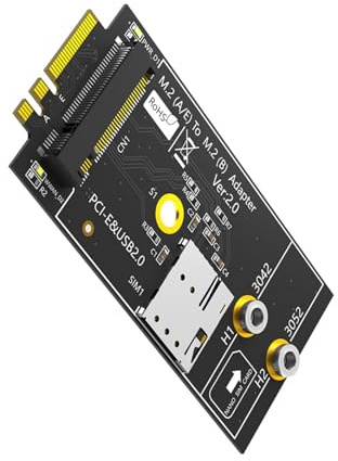 Iuhtrb Interfacce chiave A+E per chiave B con adattatore per slot per schede per convertitori modulo modem WWAN 3G LTE