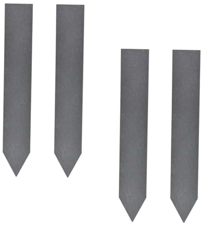 SHINEOFI 4 Piezas Etiquetas de Plantas de Marcadores de Jardín Resistentes para Huerto y Flores Reutilizables y Fáciles de Escribir Ambas Caras