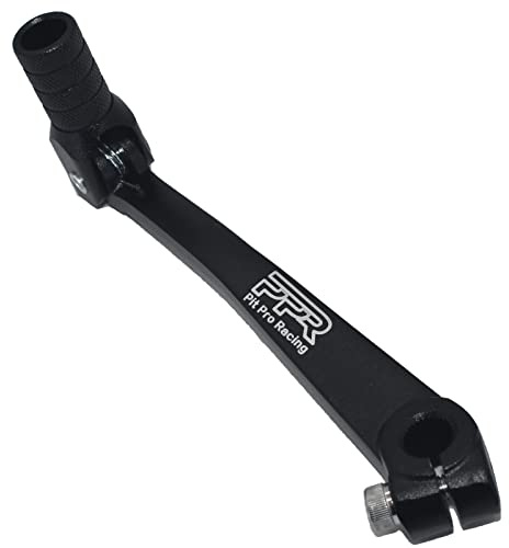 CNC Aluminum Motorcycle Gear Shifter Lever, Foldable Pedal Shifter Fit for 50cc 110cc 250cc CRF50 XR50 XR CRF Dirt Pit Monkey Bike Motorcycle ATV Quad Black Black