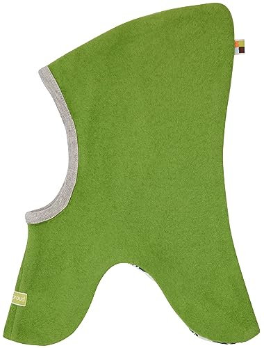 loud + proud Unisex Baby Lt1 Schlupfmütze Fleece, GOTS Zertifiziert Sturmhaube, Grass, 39-41 EU