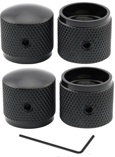 Loopunk Loopunk Audio Gitarre Knauf, Deckel für Gitarre, Tuner, Knöpfe, Lautstärkeregler, Lautstärkeregler, 4 Stück