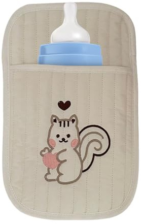 Yhsioaklo Organiseur pour lit bébé - Porte-couches en coton accroché, sac à langer organisation de chambre avec lit à langer poussette Biberon