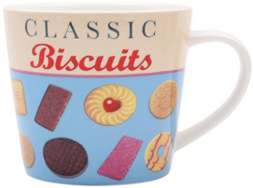 Martin Wiscombe 340 ml Porcelain Biscuits Porcelain Mug, Multi-Colour
