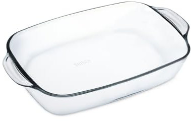 Simax Brat und Backform, Glas, Transparent, 39 x 25 x 9.3 cm