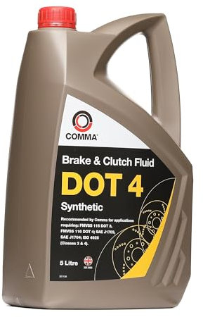 Comma BF45L Dot 4 Synthetic Brake Fluid, 5000ml Volume