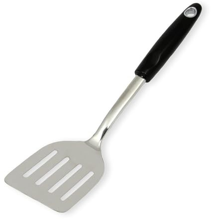Kockhantverk välj rostfritt stål vridare/spatel, (1-pack), silver