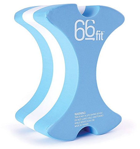 66fit Contoured Swimming Pull Buoy Float - Swim Pool Training Float Aid, Blue
