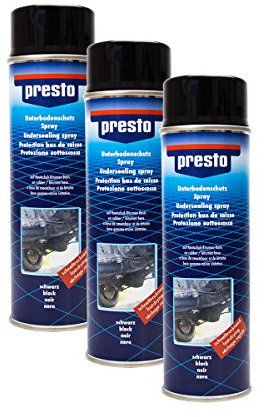 Presto 3X 306017 UNTERBODENSCHUTZ Bitumen VERSIEGELUNG SCHWARZ 500 ml