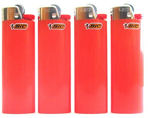 LIGHTERS Bic Orange Full Size Lot de 4