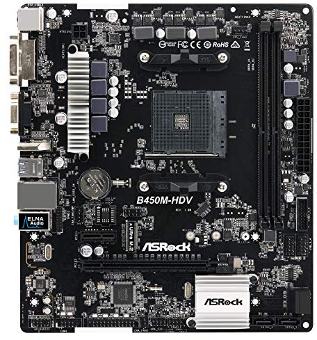 ASRock MicroATX Motherboard (B450M-HDV)