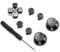 ciciglow Metal Buttons Buttons, Aluminiumlegierung Analog Metal Thumbstick Thumb Sticks Buttons Hüte Ersatzteile Zubehör Grip Modded für (schwarz)