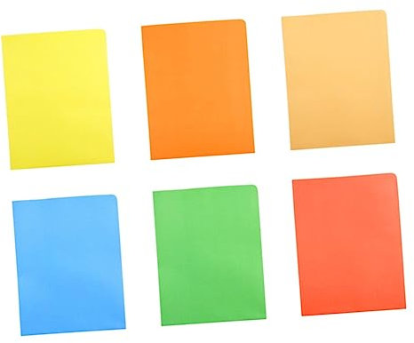 CAXUSD 6St Präsentationsordner Dokumententasche office organizer büro organizer aufbewahrungstasche Ordner für Office-Projektdateien Dokumentenordner Doppelstecker Mappe