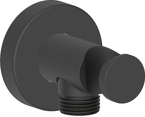 Duravit Universal Duschkopf, Duschbrause mit Strahlart Rain, Handbrause rund (Ø 110 mm), Brausekopf mit reinigungsfreundlichen Silikonnoppen, Chrom