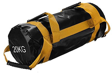 AYXAMO Gewichtssack,Sandbag Fitness,Sandsack Training 5-30kg Gewichtheben Doppel-End-Sandsack-Boxen-Fitness-Training Multifunktionale körperliche Trainingsübung Heavy Duty Power Bag(20KG)