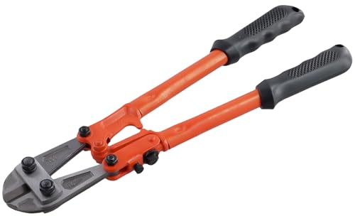 CHIHEUNG Heavy Duty Steel Bolt Cutter, 14” Wire Cutters, Cr-V Steel Bolt Cutter with Non-Slip Handles for Machinery Repair, Construction Sites, Fence Installation