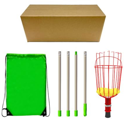 Cueilleurs de fruits à grande portée avec tige à longueur réglable pour récolter facilement les fruits