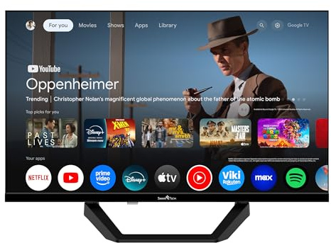 Smart Tech TV LED HD 24 (60 cm) Smart TV 24HG01V2C Chargeur de véhicule 12v fourni, HDMI, USB, Résolution: 1366 * 768
