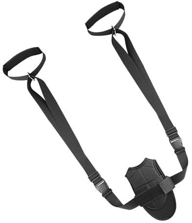 Haodream Correa de estiramiento para piernas, pies y pantorrillas, correa de estiramiento ajustable, cinturón de estiramiento de pies para adultos