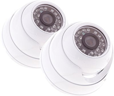 Yale Easy Fit hdc302 W2 HD720 intérieur caméra dôme – Blanc (Lot de 2)