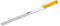 thermohauser Konditormesser (Stahl, rostfrei), einseitiger Wellenschliff, mit gelbem Kunststoffgriff, Klinge 36 cm, Gelb