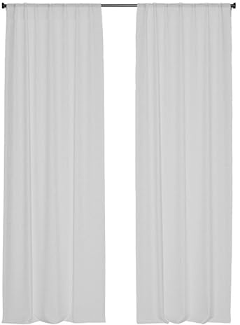 Domus&Trend - Tende per Interni Casa, B&B, Negozi, Uffici Semifiltranti in Lino, 1 Pannello 140x280 Tende Camera da Letto Cucina Soggiorno Moderne a Passanti Nascosti, Tenda Leggera 100% Made in Italy