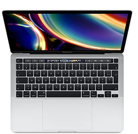 2020 Apple MacBook Pro mit 1.4GHz Intel Core i5 (13-zoll, 8GB RAM, 512GB SSD Kapazität) (QWERTZ German) Silber (Generalüberholt)