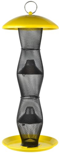 Supa Large Wild Bird Niger Seed Feeder With Tray Is Designed to Attract many different varieties of the Finch family, Made From Premium Quality Materials.