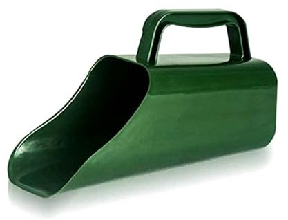  Multifunctional Garden Shovel, Feed Scoop, Salt Grit Scoop, Planting Shovel with Bucket Gardening Tool, Bottom with Sieve Holes