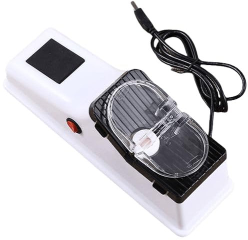 JUCHRZEY Automatischer Messerschärfer mit Schutzhülle, elektrischer Messerschärfer, multifunktional for schnelles Schärfen und Polieren